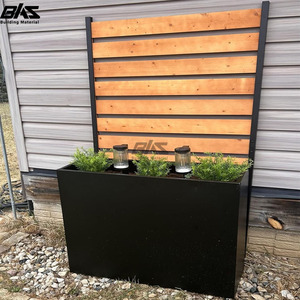 <span class=keywords><strong>Maceta</strong></span> grande de <span class=keywords><strong>metal</strong></span> de aluminio con enrejado para uso doméstico, <span class=keywords><strong>maceta</strong></span> de cama de jardín elevada para plantas trepadoras y verduras de privacidad - Product Image 3
