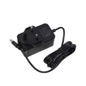 Adaptador de fuente de alimentación de tira de luces LED de 5521mm del Reino Unido Adaptador de 12V 1A AC DC con conexión enchufable Adaptador de 5V 2A