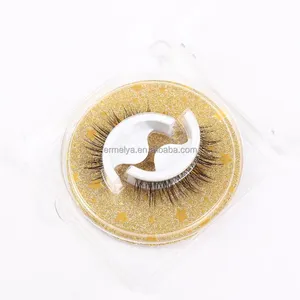 Makeup Beauty 3D 5D Faux Mink Fiber Eyelash Cosmetics Silk Eyelashes with Free Package Box