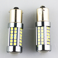 Pièces et accessoires automobiles Ampoule LED antibrouillard 12V pour voiture - Super Lumineuse Blanche S25 1156 BA15S 54SMD 3030 54LED Rétrofit/Amélioration