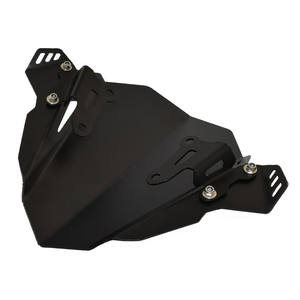 <span class=keywords><strong>Pare</strong></span>-brise pour Yamaha FZ09 MT09 2017-2020 <span class=keywords><strong>Pare</strong></span>-brise en aluminium Déflecteur de flux d'air Viser Visor en verre - Product Image 3