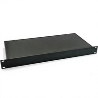 Casing Rak 1U 19-Inci Standar, Baja Canai Dingin 1.5mm untuk Chassis Server Jaringan, Proyek Elektronik Kustom OEM/ODM