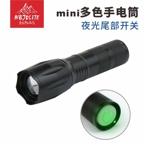 Portable Mini LED Flashlight Aluminum Alloy Body AAA Battery Powered White Light Handheld Torch For Outdoor Use - Product Image 2