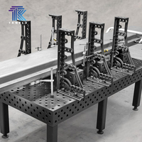 Plateforme en acier 3D certifiée CE TKweld 2000*1000*200mm Table de soudage robotisée en fonte d'état neuf avec pince