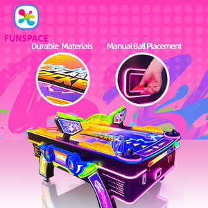 <span class=keywords><strong>Table</strong></span> de <span class=keywords><strong>hockey</strong></span> sur <span class=keywords><strong>air</strong></span> incurvée Funspace, machine de jeu d'arcade à pièces, <span class=keywords><strong>hockey</strong></span> sur <span class=keywords><strong>air</strong></span> commercial pour centre de jeux - Product Image 2
