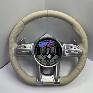 <span class=keywords><strong>Volante</strong></span> Deportivo Personalizado en Madera y Negro Piano para Mercedes-Benz <span class=keywords><strong>AMG</strong></span> 809 W204 W205 W167 W213 W222 W207 W212 C209 GTS - Product Image 1