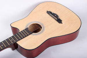 ขายส่งกีตาร์อูคูเลเล่คุณภาพสูงราคาถูกหลากสีสำหรับเด็กเริ่มต้น ทำจากไม้บาสวูด/ลินเดน ขนาด 38 39 40 41 นิ้ว กีตาร์อะคูสติกสำหรับฝึกซ้อม - Product Image 3