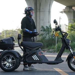 Elettrico 3 ruote Scooter triciclo Chopper tre ruote elettrico motorizzato città <span class=keywords><strong>a</strong></span> lungo raggio - Product Image 2