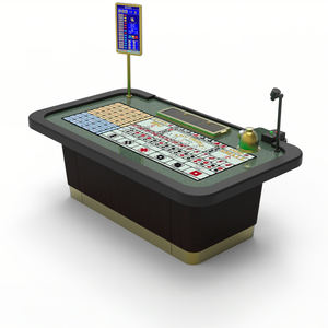 Table de Sic Bo professionnelle de haute qualité, antique, personnalisable, pleine grandeur, en bois véritable, pour petits et grands jeux de paris, pour <span class=keywords><strong>casino</strong></span>, en promotion - Product Image 3