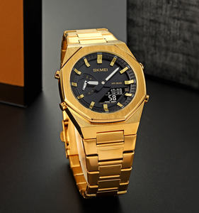 Montre pour homme Skmei 1816 Montre décontractée de mode masculine Montre de travail Logo personnalisé Étanche Conception numérique avec affichage de <span class=keywords><strong>la</strong></span> date - Product Image 5