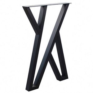 Modern Black Cast Iron Furniture <b>Legs</b> for DIY Industrial Coffee <b>Table</b> Bench Dining Desk Kitchen Hotel Featuring Sleek Stylish - Product Image 2