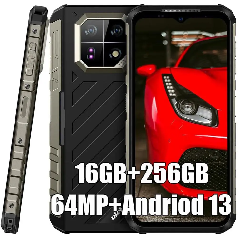 Armor 22 256 GB entsperrtes robustes Smartphone G96 Android 13 Handy 64 MP+64 MP Nachtsichtkamera 6,58" Dual-SIM 4G robustes Telefon