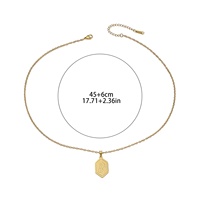 Collier Pendentif Musulman Islamique en Acier Inoxydable avec Calligraphie Arabe du Verset du Coran, Bijou de Mode pour Hommes et Femmes, Vente en Gros pour l'Aïd