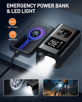 Mini pompe à air personnalisable sans fil pour pneu de voiture Compresseur de pneu de voiture Pneus de moto automobile Pompe gonflable Compresseur rechargeable