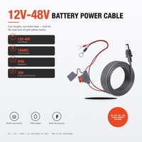 Câble d'alimentation directe Starlink Mini 5M (16,4FT), 18AWG, avec bornes à joint torique en cuivre étamé, porte-fusible ATC/ATO, 12V-48V pour VR et bateau
