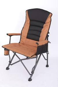 كرسي تخييم محمول خارجي للبيع بالجملة ، كرسي حدوة حصان من الألومنيوم قابل للطي بتصميم حديث مع حامل أكواب - Product Image 2