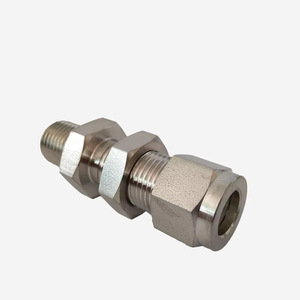 Conector de Placa con Rosca Externa de Compresión de Acero Inoxidable BMC316L NBSANMINSE, Alta Presión 3000PSI - Product Image 4