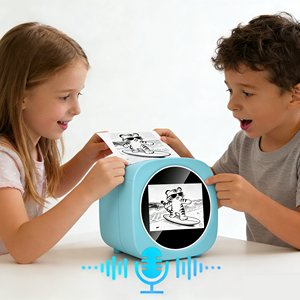 Imprimante thermique sans encre pour enfants Ama Zon / <span class=keywords><strong>TikTok</strong></span>, boîte d'autocollants AI, mini-imprimante à commande vocale, texte vers image, jouet de gribouillage pour enfants - Product Image 1