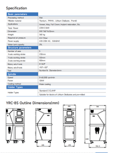 Sistema de Procesamiento Dental Húmedo Yucera 8S para Materiales Metálicos con Integración Perfecta para Flujos de Trabajo <span class=keywords><strong>CAD</strong></span> <span class=keywords><strong>CAM</strong></span> - Product Image 4
