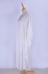 C3539 casuales de las mujeres cubierta Ups <span class=keywords><strong>blanco</strong></span> de verano, ropa de <span class=keywords><strong>playa</strong></span>, <span class=keywords><strong>kaftan</strong></span> venta al por mayor de la India - Product Image 5