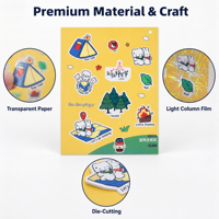 Impression d'autocollants PVC personnalisés, autocollants imperméables autocollants, étiquettes découpées, décalcomanies pour logo de marque, vente en gros, usine