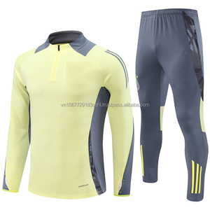 ชุดฝึกซ้อมฟุตบอลแขนยาวพิมพ์ลาย ระบายอากาศ ป้องกันรังสียูวี ซิปครึ่งตัว ผ้าแห้งเร็ว ยืดหยุ่น ชุดแข่งขัน - Product Image 3