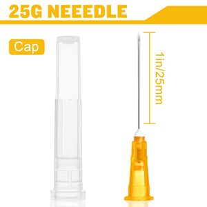 Agujas de Jeringa Desechables 16G/18G/21G/23G/25G/27G/30G/32G, Agujas Estériles de 0.45mm-1.2mm para Uso con Insulina/Vacunas/Laboratorio - Product Image 3