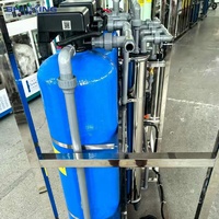Système de filtration d'eau par osmose inverse à faible coût, 1000 Lph, système de filtration d'eau, membrane 4040, machine de traitement de l'eau en FRP