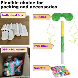 Fournitures de fête Fiesta, décorations, pinatas <span class=keywords><strong>licorne</strong></span> et âne pour enfants, fête d'<span class=keywords><strong>anniversaire</strong></span> pour enfants - Product Image 6