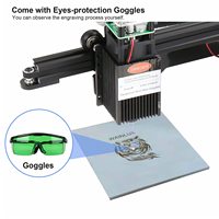 WAINLUX JL4 Laser Master 2S Grabador 140x130mm DIY Área de tallado Mini enrutador CNC portátil para madera Metal Goma MDF Papel LAS