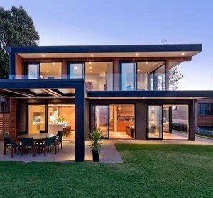 Maison modulaire préfabriquée de luxe en acier léger, design <span class=keywords><strong>3D</strong></span>, villa pour une vie moderne - Product Image 2