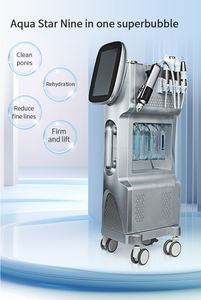 9 En 1 Limpieza profunda facial Blanqueamiento y brillo de la piel Hydro Machine Super Bubble Oxigenación Cuidado de la piel para salón - Product Image 4