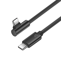 Câble USB en forme de L à 90 degrés, charge rapide 3A, pour jeux, USB C, Micro USB, cordon de charge de données