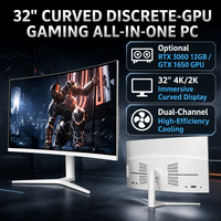 Ordinateur de bureau tout-en-un 27 pouces FHD 1920x1080 Intel Core I7 DDR4 32 Go 2 To SSD Windows 11 Bluetooth pour le jeu et le multitâche