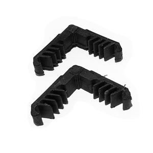 Connecteur d'angle en plastique moderne de nouvelle conception pour barre d'espacement en aluminium dans le verre isolant insonorisant pour porte de salle de bain et utilisation en cuisine - Product Image 4