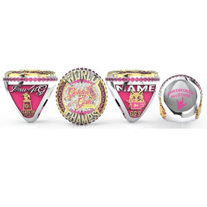 Venta caliente personalizado personalizar propio logotipo niños béisbol Campeonato anillo - Product Image 1