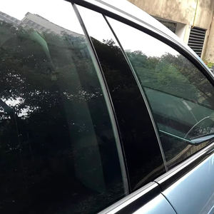 Convient pour Honda Civic Sedan <span class=keywords><strong>2006</strong></span> 2007 2008 2009 2010 2011 TPU fenêtre extérieure BC colonne centrale film transparent - Product Image 6