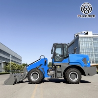 Chargeur diesel FULCORE avec bras télescopique, support OEM/ODM, 350 mm de garde au sol et manutention stable pour le chargement de matériaux