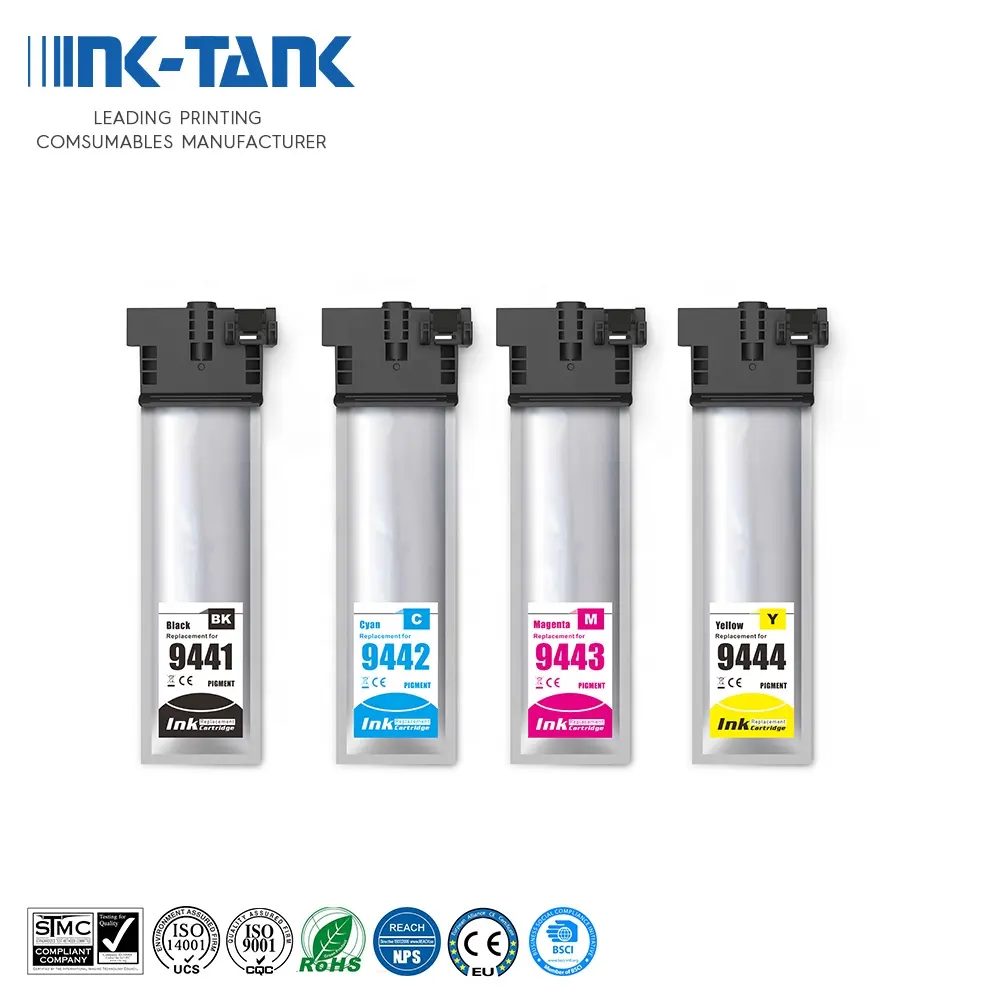 Inkt-Tank T944 T9441 T9442 T9443 T9444 Compatibele Kleur Inkt Zak Cartridge Voor Epson Workforce Pro WF-C5210DW WF-C5710DWF Printer