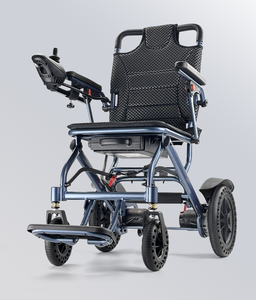 Silla de Ruedas Eléctrica Plegable de Alta Resistencia LH03D-12B 6AH para Rehabilitación, Larga Vida Útil, Motor sin Escobillas - Product Image 2