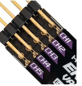 สำหรับ ER6GV 2.4GHz ExpressLRS 6CH PWM ตัวกันสั่นไจโร เสาอากาศคู่ TCXO ระยะไกล เครื่องบินบังคับวิทยุแบบร่อน ABS รองรับ FPV - Product Image 4
