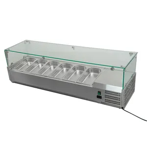 Buzdolabında masa üstü vitrin MOD. VRX 1500/330 soğutma ekipmanları