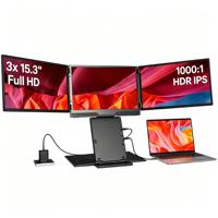 Moniteur portable triple écran OEM Z3 15,3 pouces 1200P compatible avec Windows/Mac (M1 M2 M3 M4 M5)