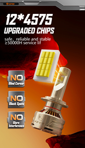 หลอด<span class=keywords><strong>ไฟ</strong></span>หน้า LED <span class=keywords><strong>E7</strong></span> gpne 200W 6000K สีขาวสว่างมากสำหรับ H4 H11 9004<span class=keywords><strong>ไฟ</strong></span>หน้ารถยนต์9005 - Product Image 6