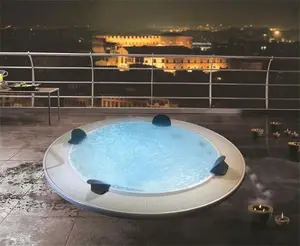 7 personnes Surround Underground Balboa Hydromassage Baignoire Hôtel 304 En Acier Inoxydable Massage Spa Moderne Acrylique Autoportant - Product Image 1