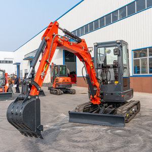 Nouvelle mini-excavatrice sur chenilles agricole diesel de haute qualité fabriquée en Chine avec moteur Yanmar, cabine, pompe et moteur KYB - Product Image 1
