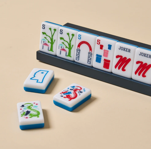 Fichas de Mahjong Acrílicas Hotty Toddy Ole Miss, 160 Piezas Estilo Americano con Cartas Joker Universales - Product Image 5