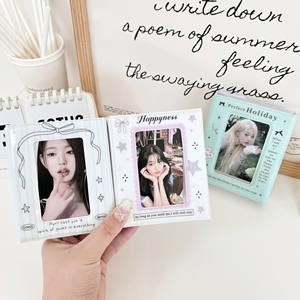 2024 nuevo álbum de fotos de Color sólido de 3 pulgadas estilo <span class=keywords><strong>ins</strong></span> Tarjeta de fotos Kpop Idol tarjetas recoger libro álbum de fotos regalo de negocios al por mayor - Product Image 3