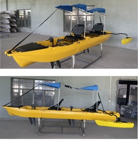 Meilleur Kayak de Pêche 2025 pour Expérimentés, 14 pieds, en Rotomoulage, à Pédales, en Plastique, Canot de Pêche, Fabriqué en Chine, avec Rudder Nativ Intégré - Product Image 6