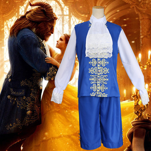 <span class=keywords><strong>Disfraz</strong></span> de Cosplay de la Bella y la <span class=keywords><strong>Bestia</strong></span>, <span class=keywords><strong>Disfraz</strong></span> de Príncipe Adam para Hombre, Uniforme para Fiesta de Carnaval de Halloween - Product Image 5